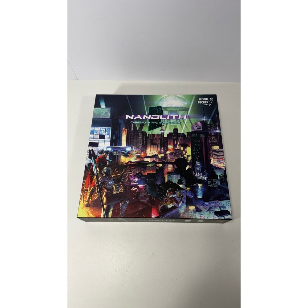 Nanolith Cyberpunk RPG Board Game Woodpecker Games Sci-Fi Tactical Adventure